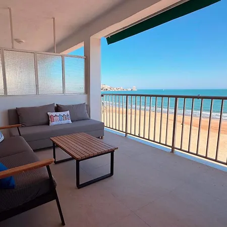 아파트 La Palmera - Primera Linea Frontal En Playa San Antonio 쿠엘라
